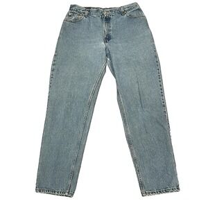 Vintage Levi's 550 Jeans Relaxed Fit Tapered‎ Leg Women 14 Mis M
